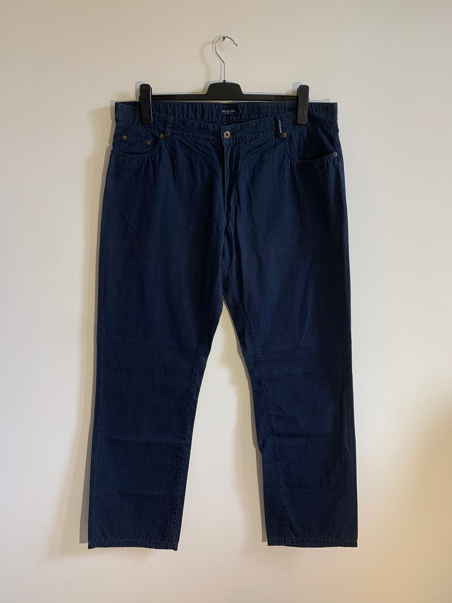Pantalone McGregor mod. Brera Light Sterling. Taglia 56. 100% Cotone - GLWear #
