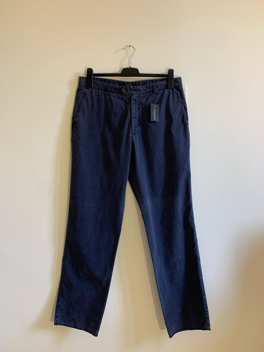 Pantalone McGregor mod. Esat Pigment Genius. Taglia 56. Colore Blu. 76% Cotone 24% Poliestere - GLWear #