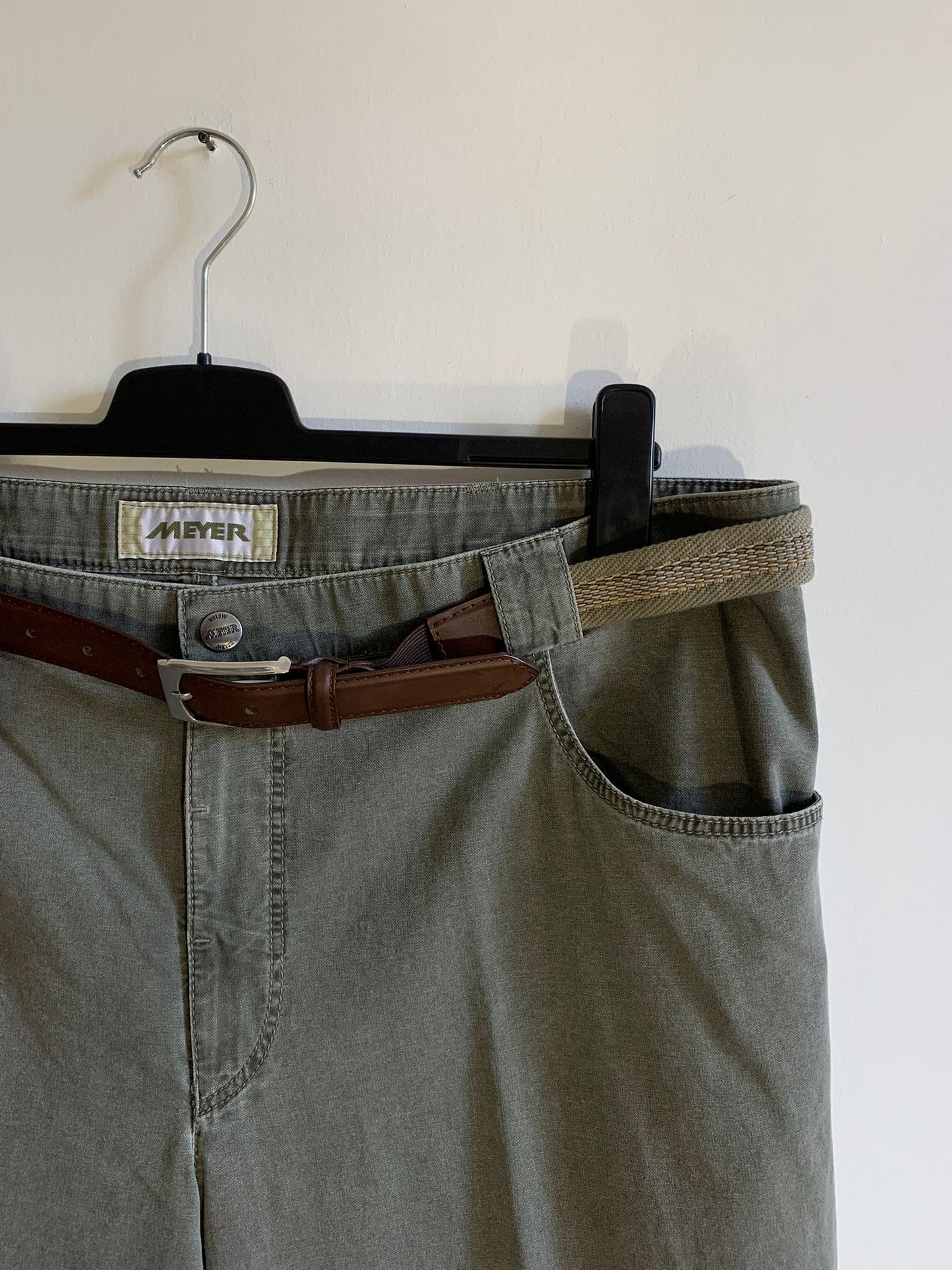 Pantalone Meyer mod. Diego. Taglia 58. 96% cotone 4%Elastan. Cintura per regolare la circonferenza della vita - GLWear #