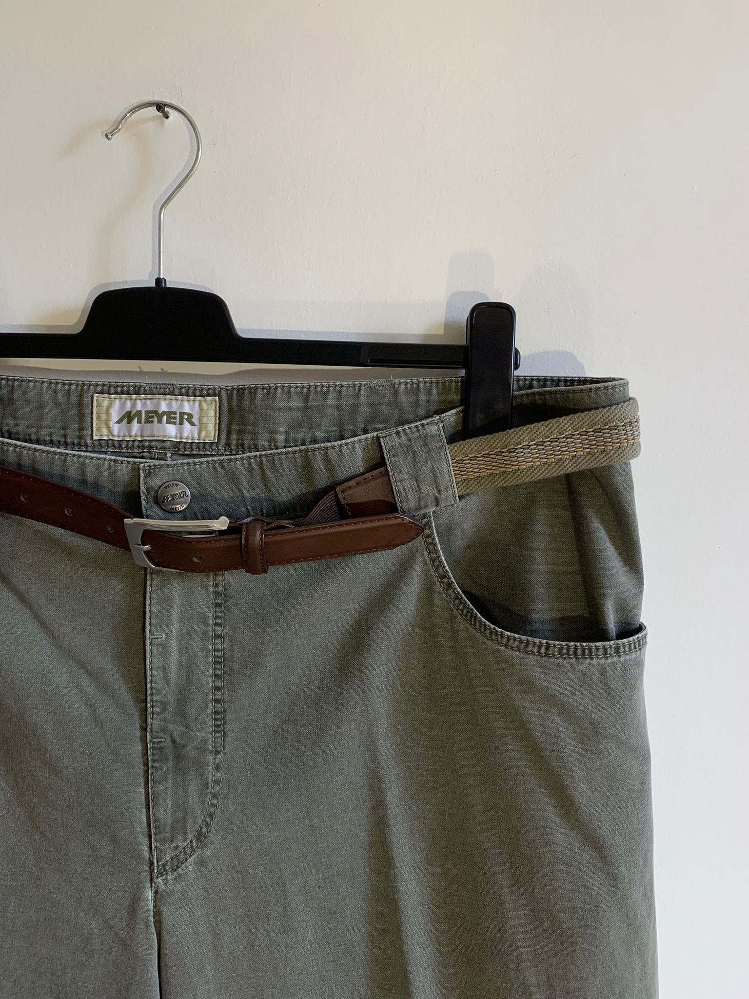 Pantalone Meyer mod. Diego. Taglia 58. 96% cotone 4%Elastan. Cintura per regolare la circonferenza della vita - GLWear #