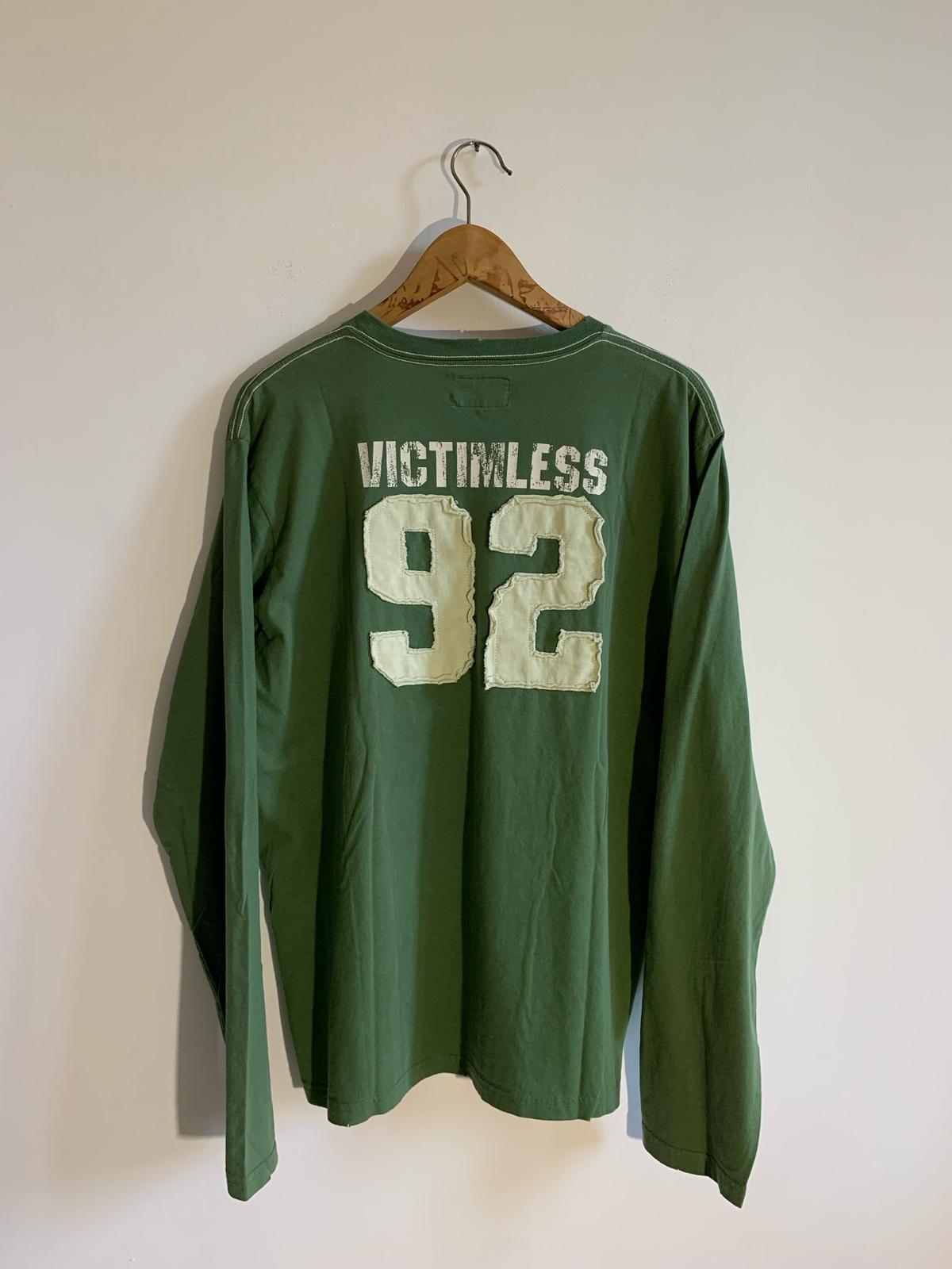 T-shirt Mud & Glory verde manica lunga. Taglia XXL. 100% Cotone - GLWear #
